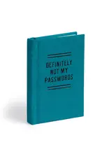 Definitely Not My Passwords - Password Diary