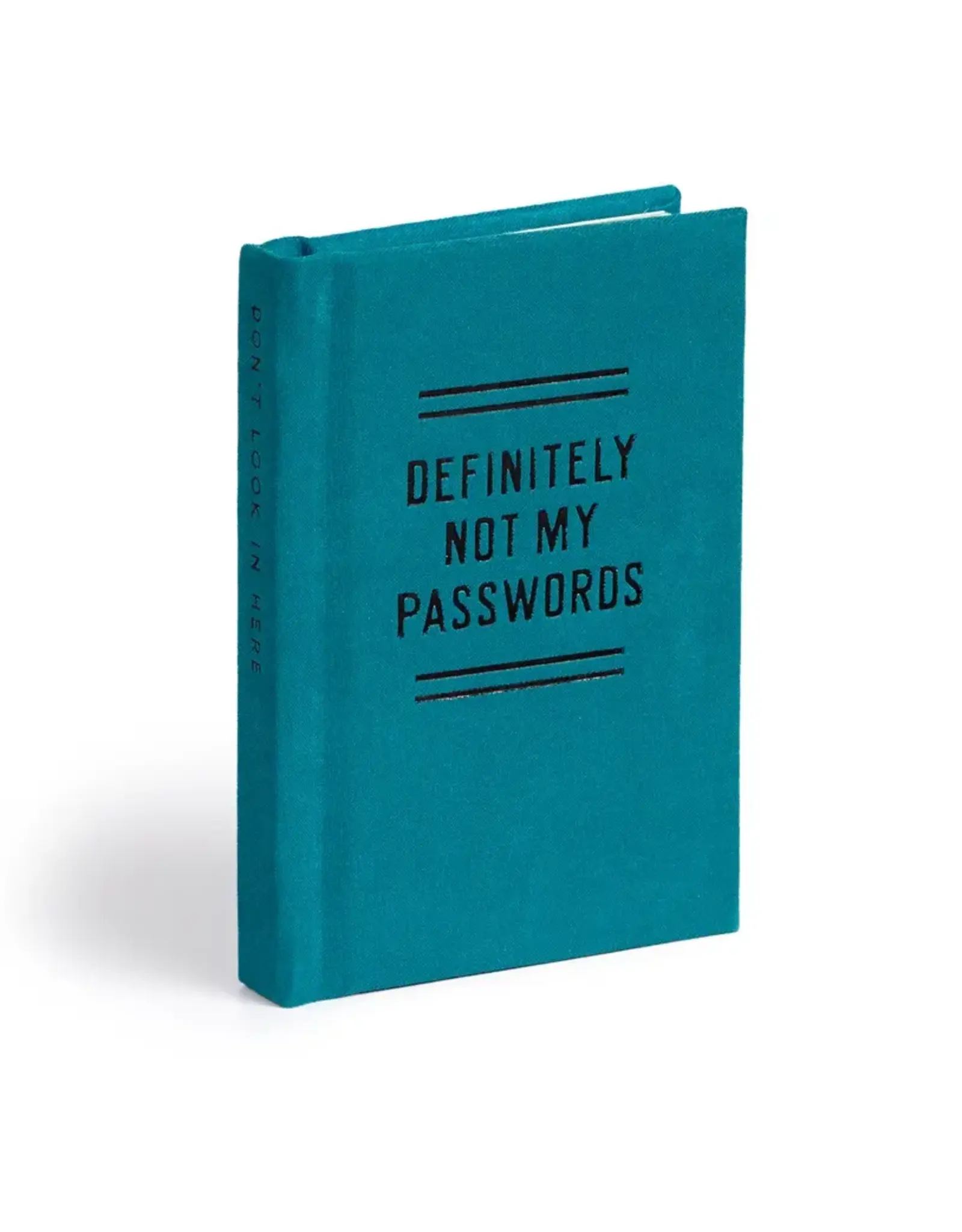 Definitely Not My Passwords - Password Diary