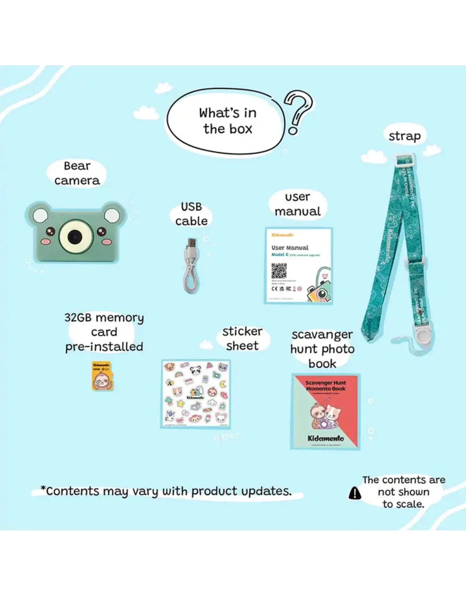 kidamento Bear Digital Camera