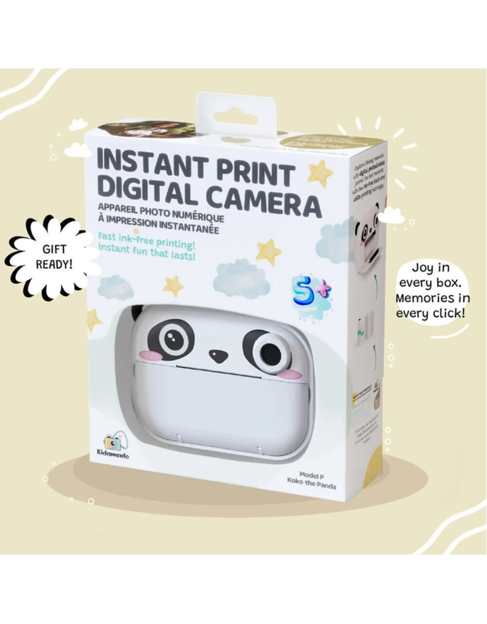 kidamento Panda Print and Digital Camera