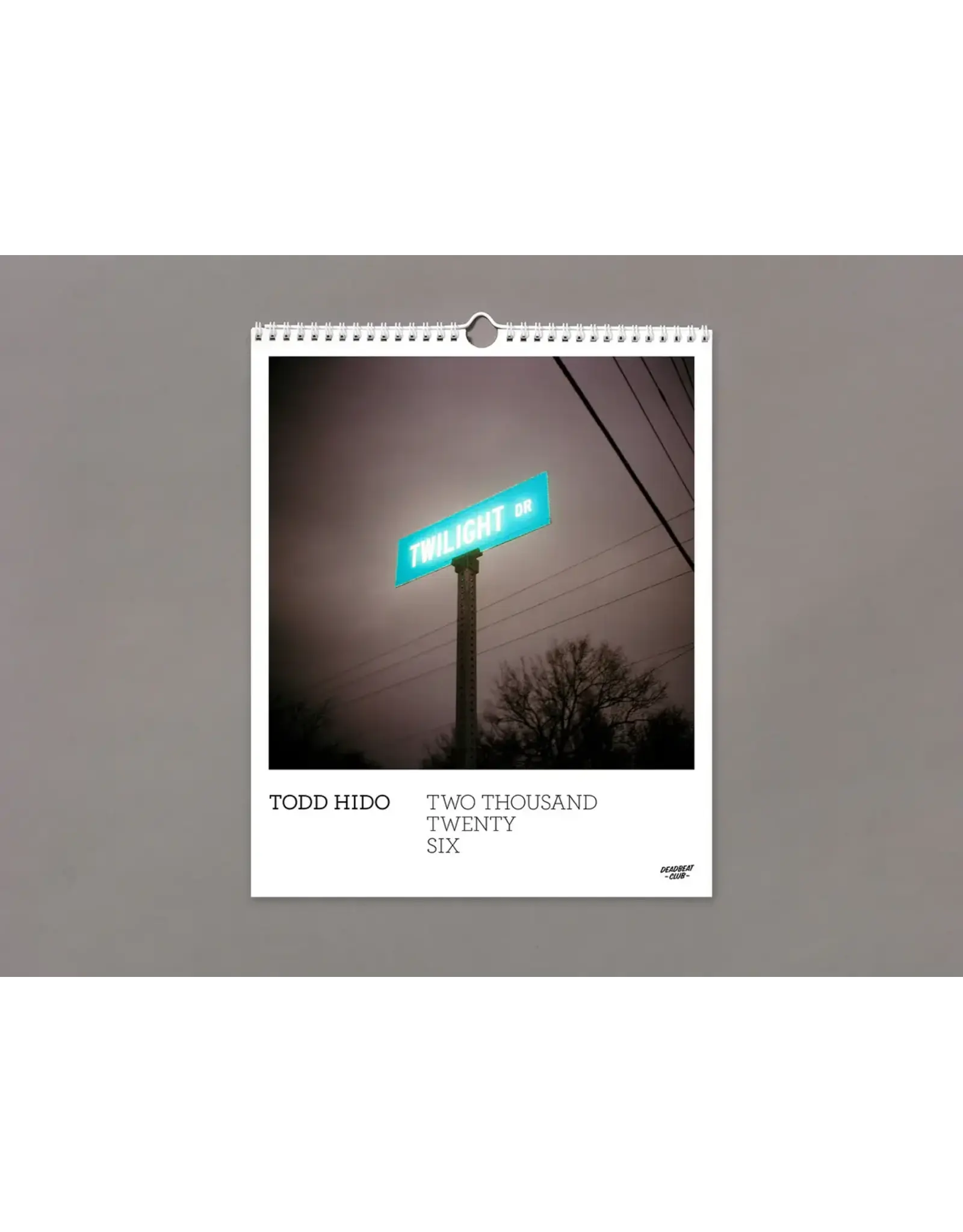Todd Hido: 2026 Calendar