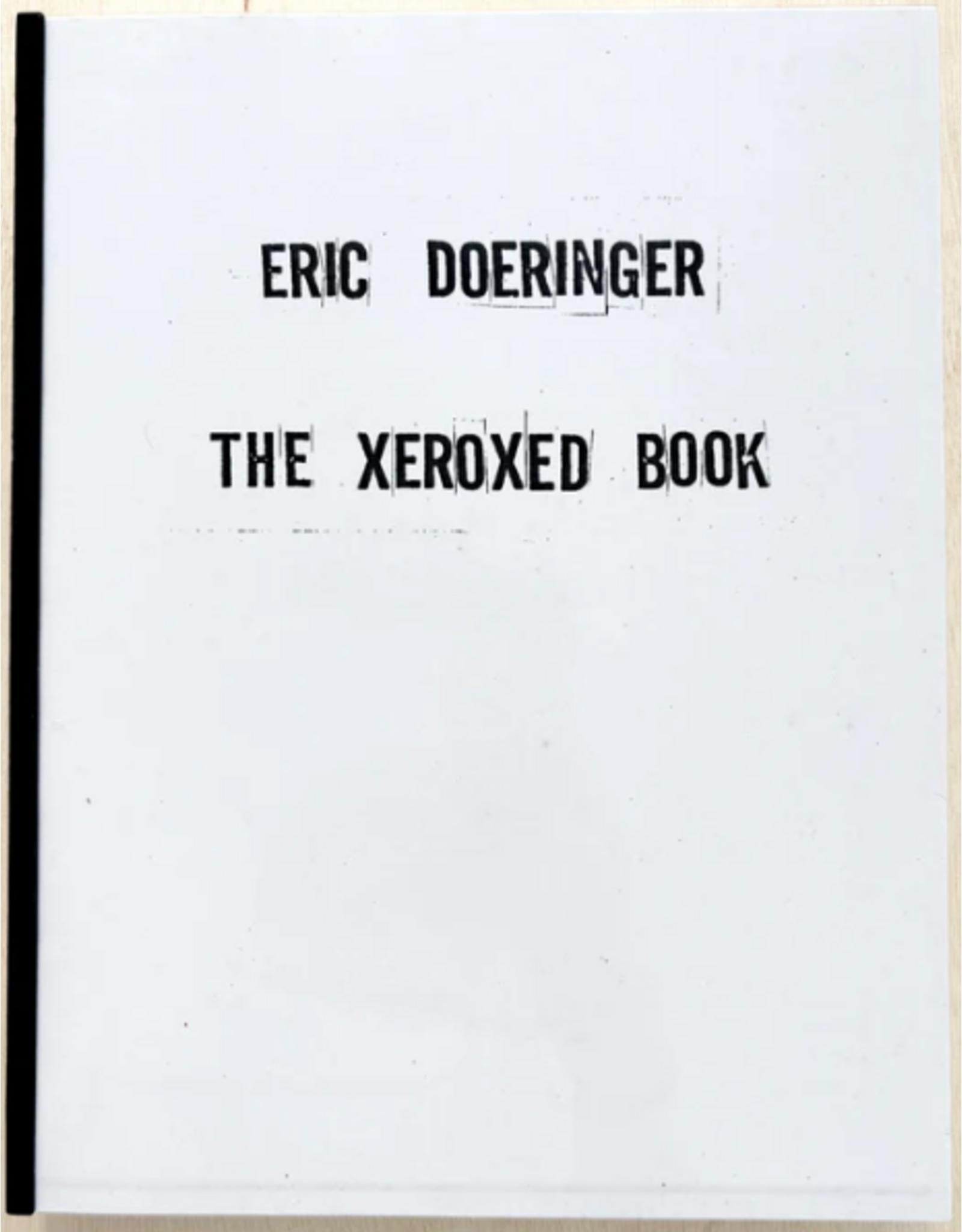 Eric Doeringer: The Xeroxed Book