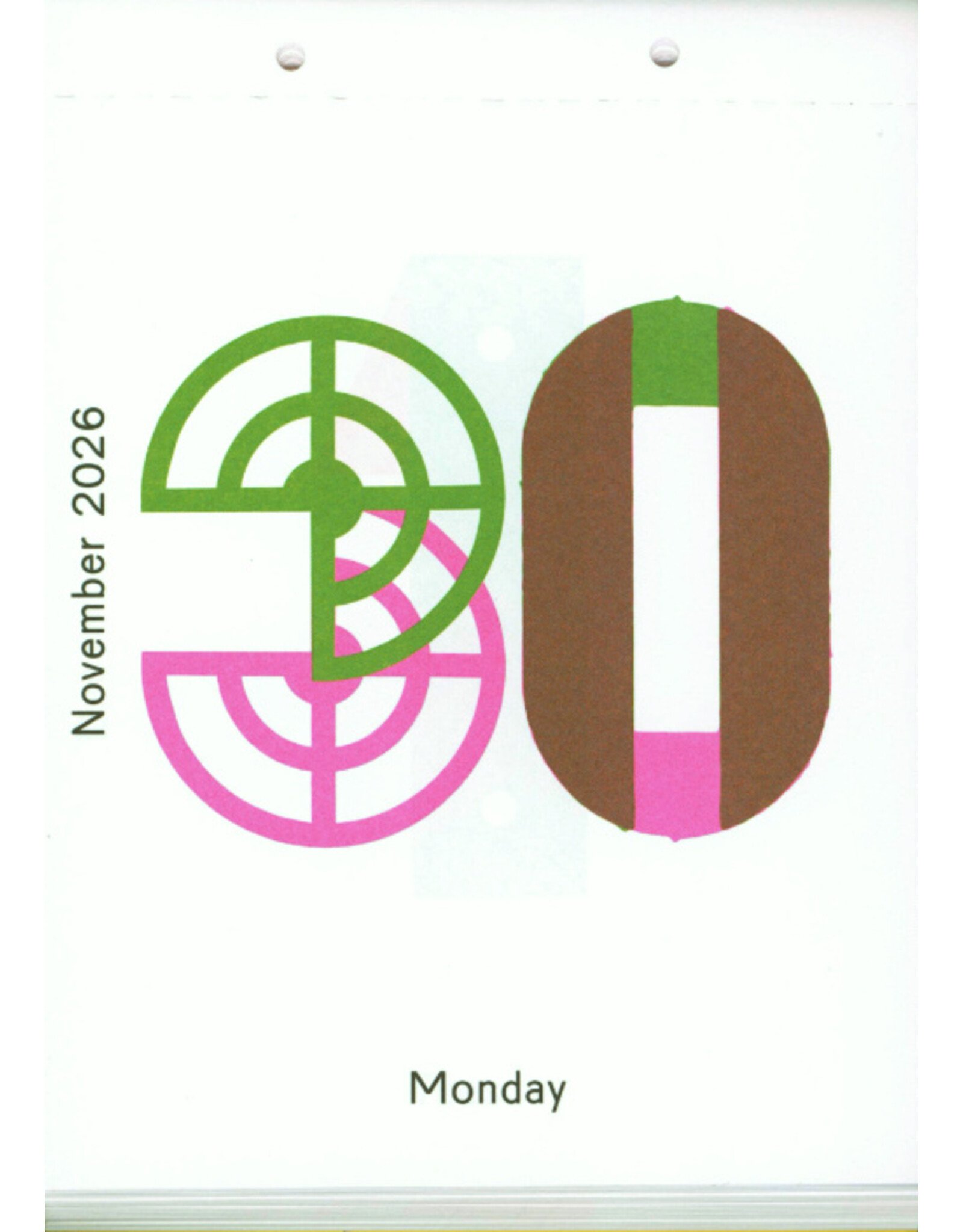 Karel Martens: Every Day is a New Day 2026 (Calendar)