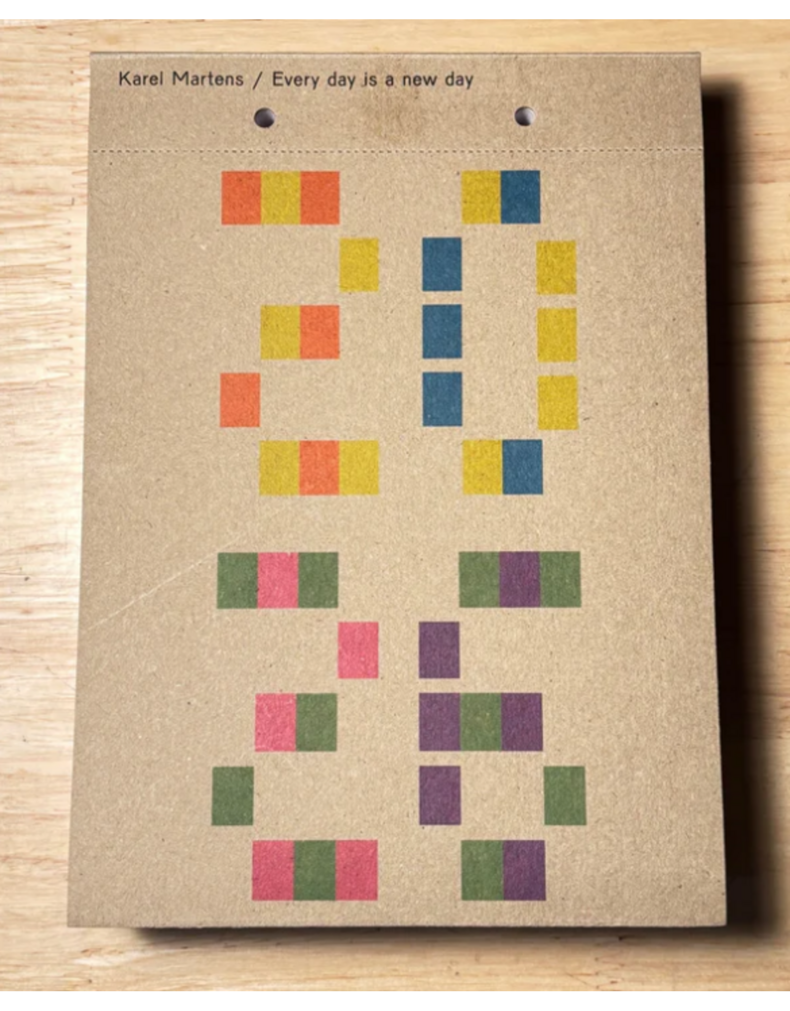 Karel Martens: Every Day is a New Day 2026 (Calendar)