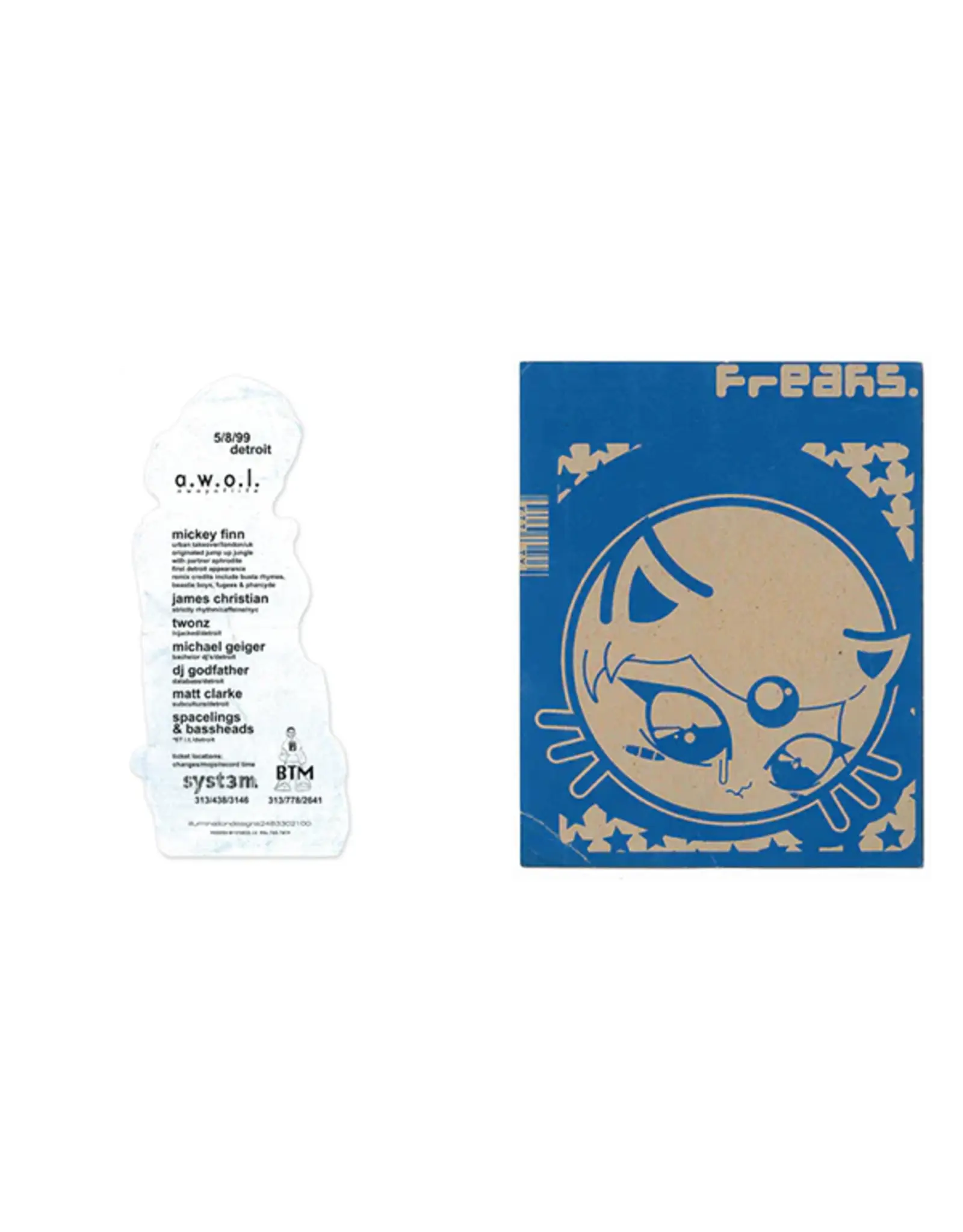 Detroit Rave Flyers 1993-1999