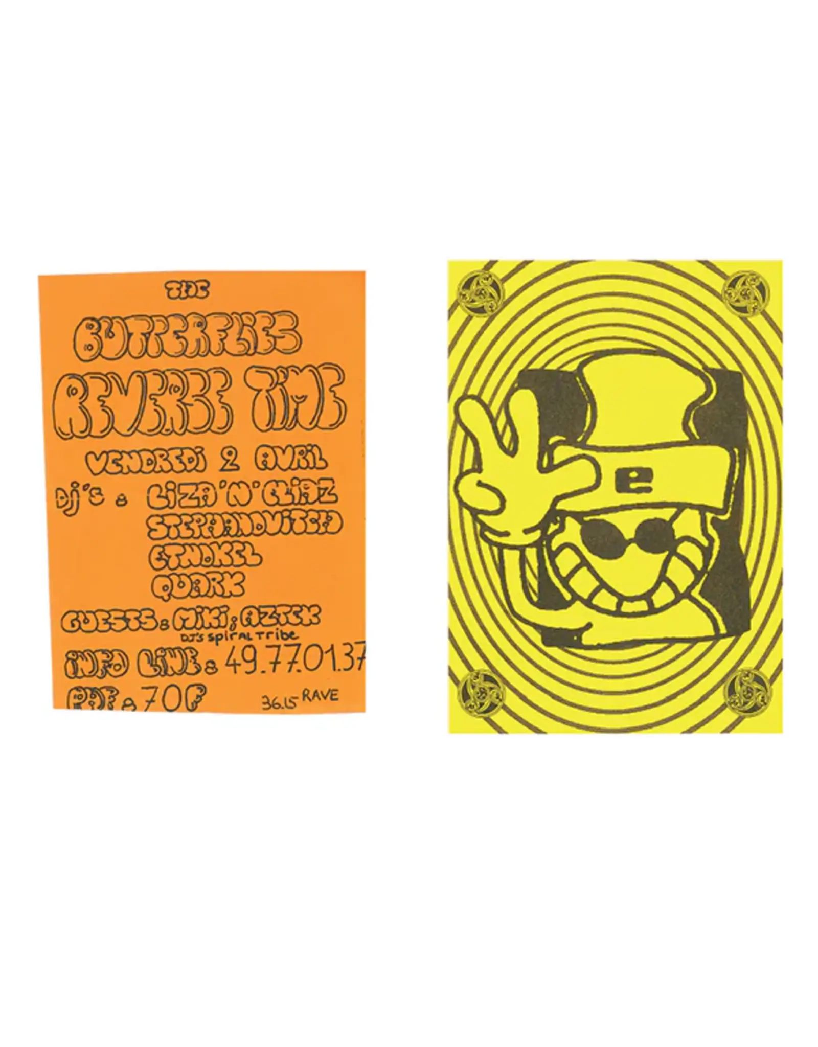 Paris Rave Flyers 1991-1994