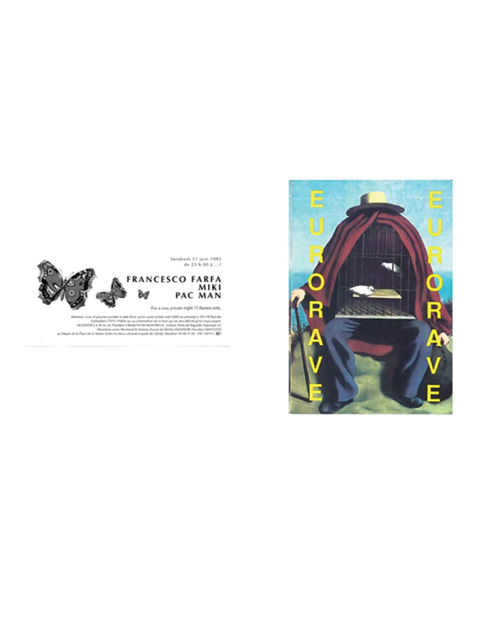 Paris Rave Flyers 1991-1994