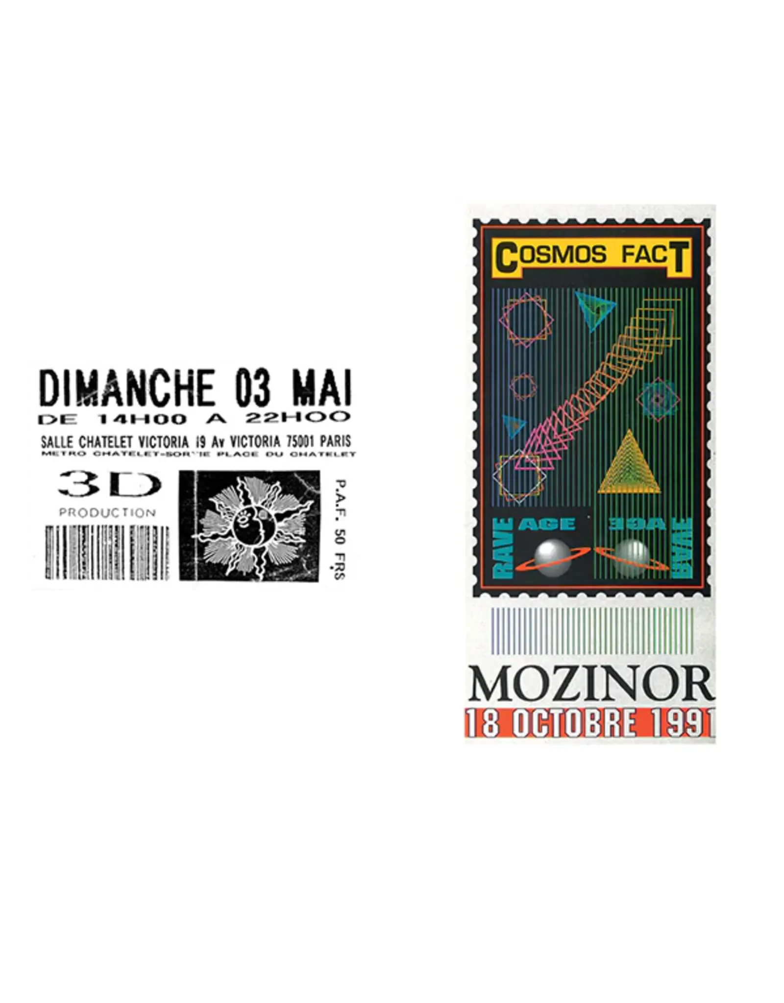 Paris Rave Flyers 1991-1994