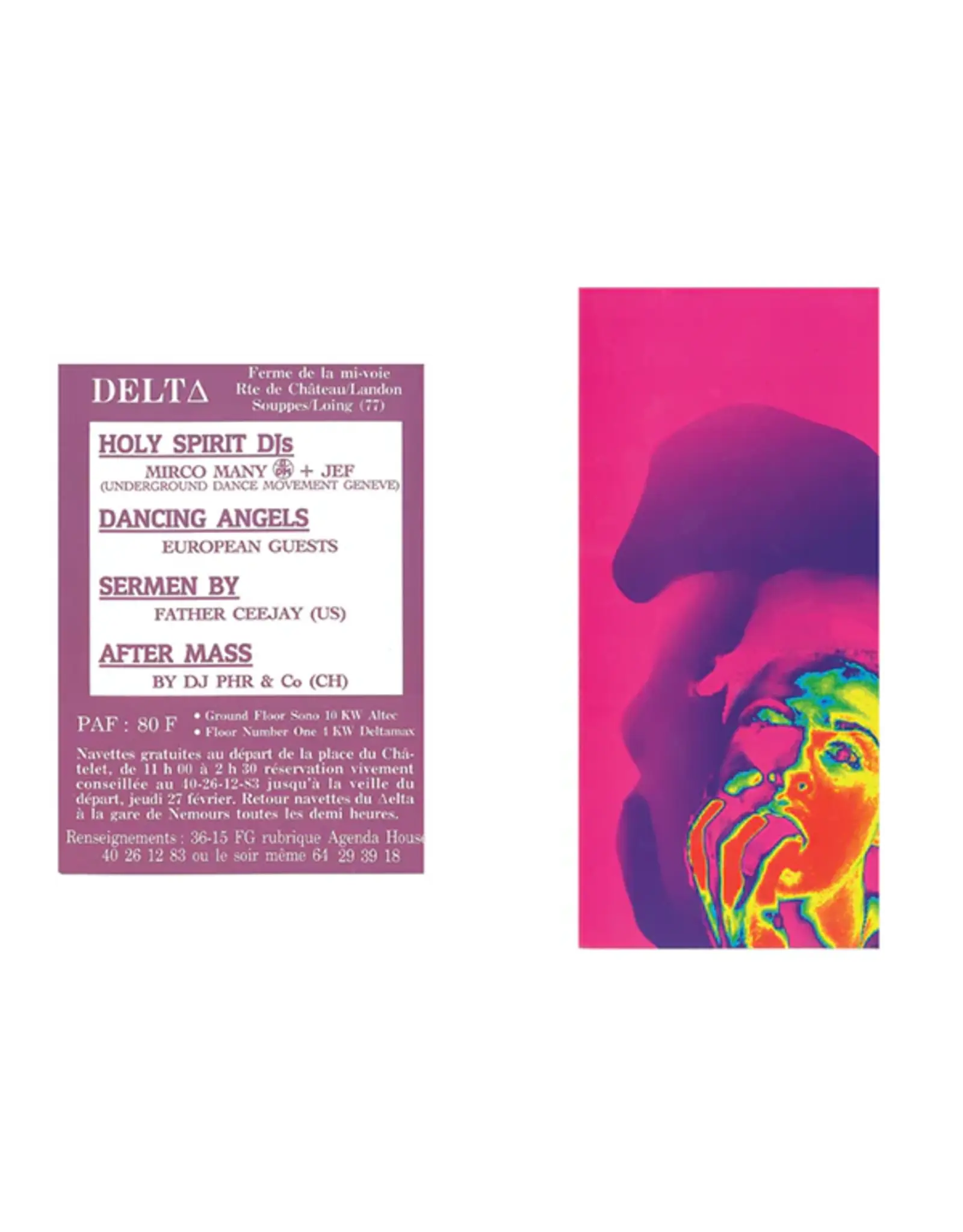 Paris Rave Flyers 1991-1994