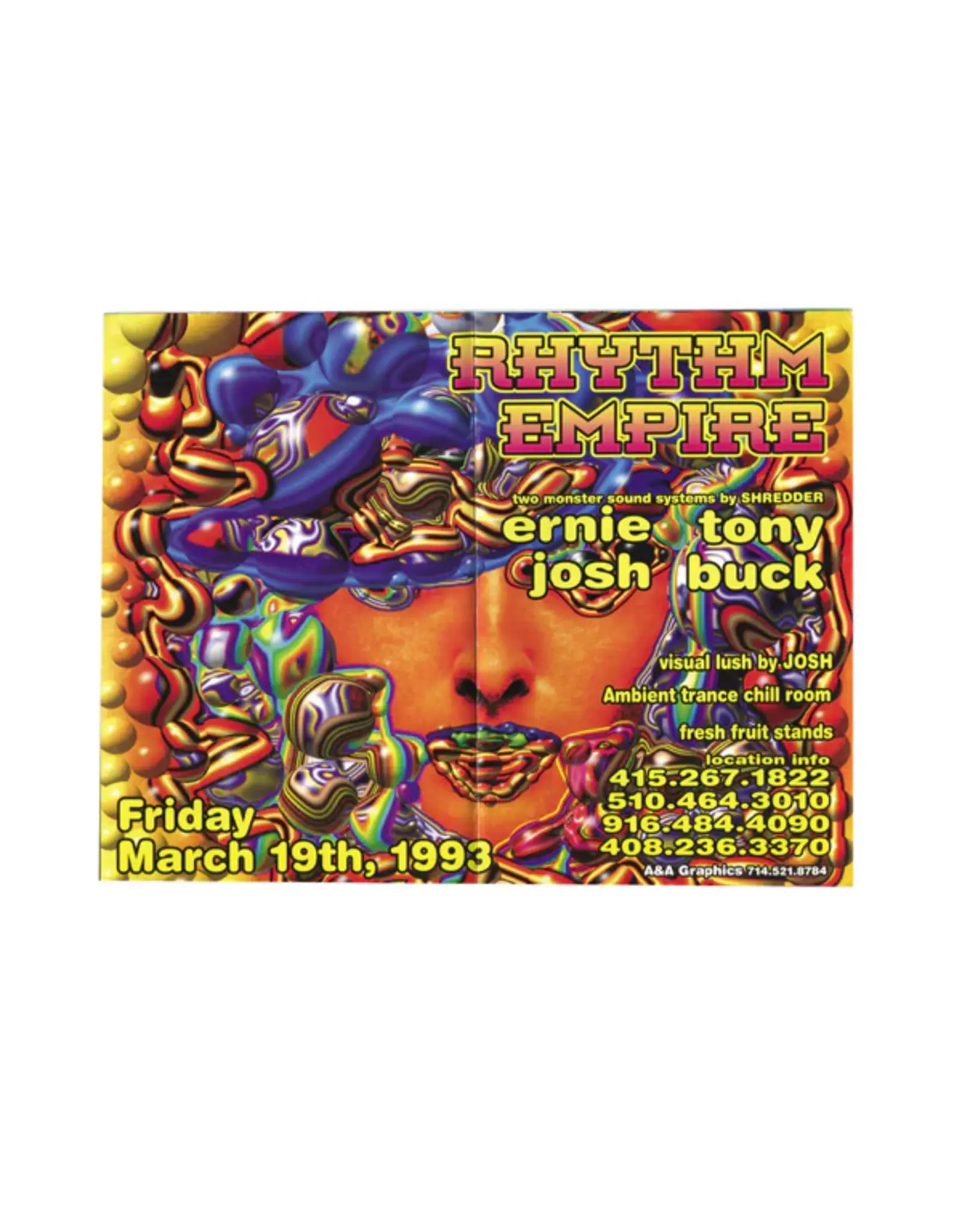 SF Rave Flyers 1991-1993 Volume 2