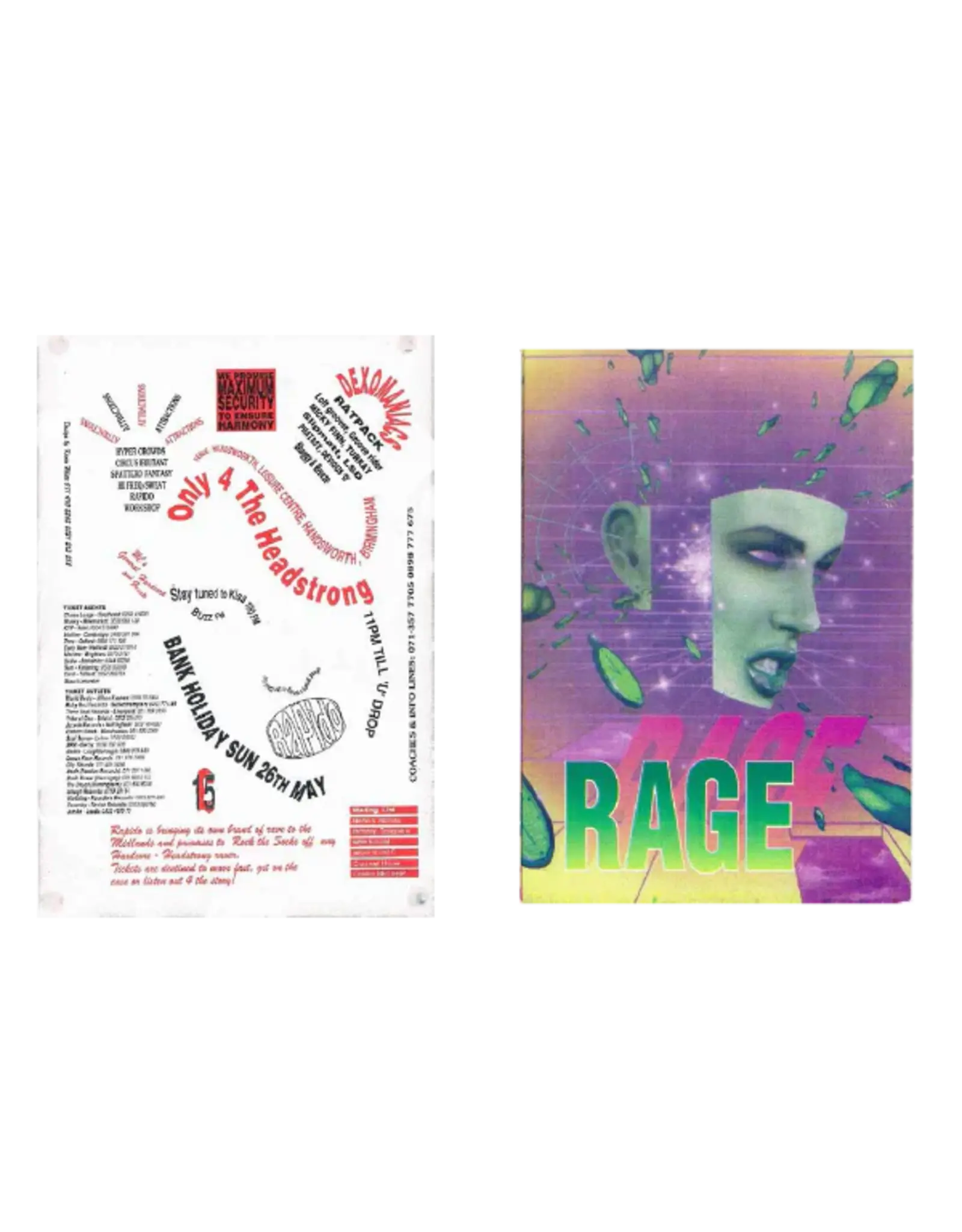 U.K. Rave Flyers 1991-1996