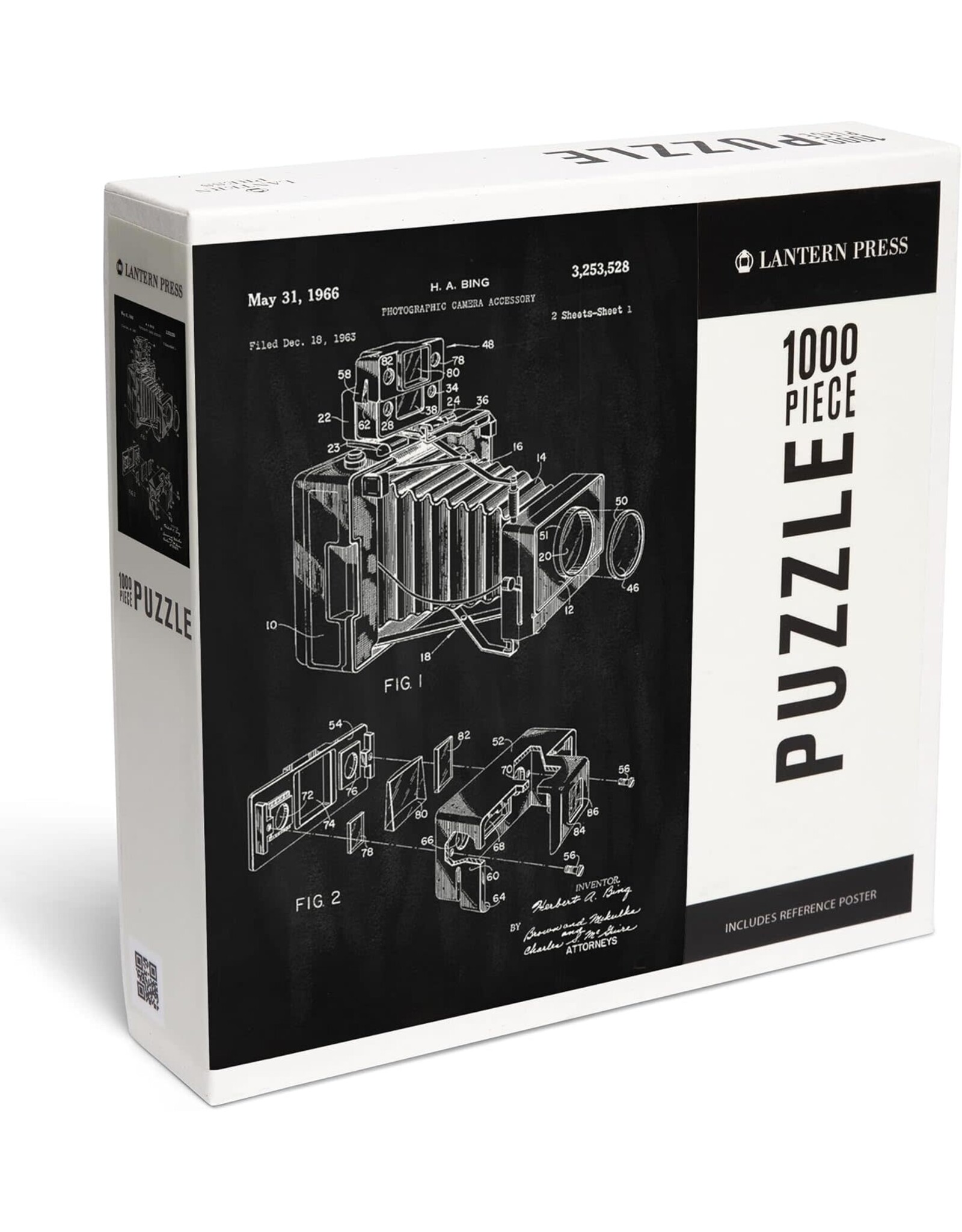 1000 Piece Puzzle - Camera Blackboard Patent