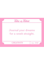 chronicle books Take-A-Ticket: Creativity