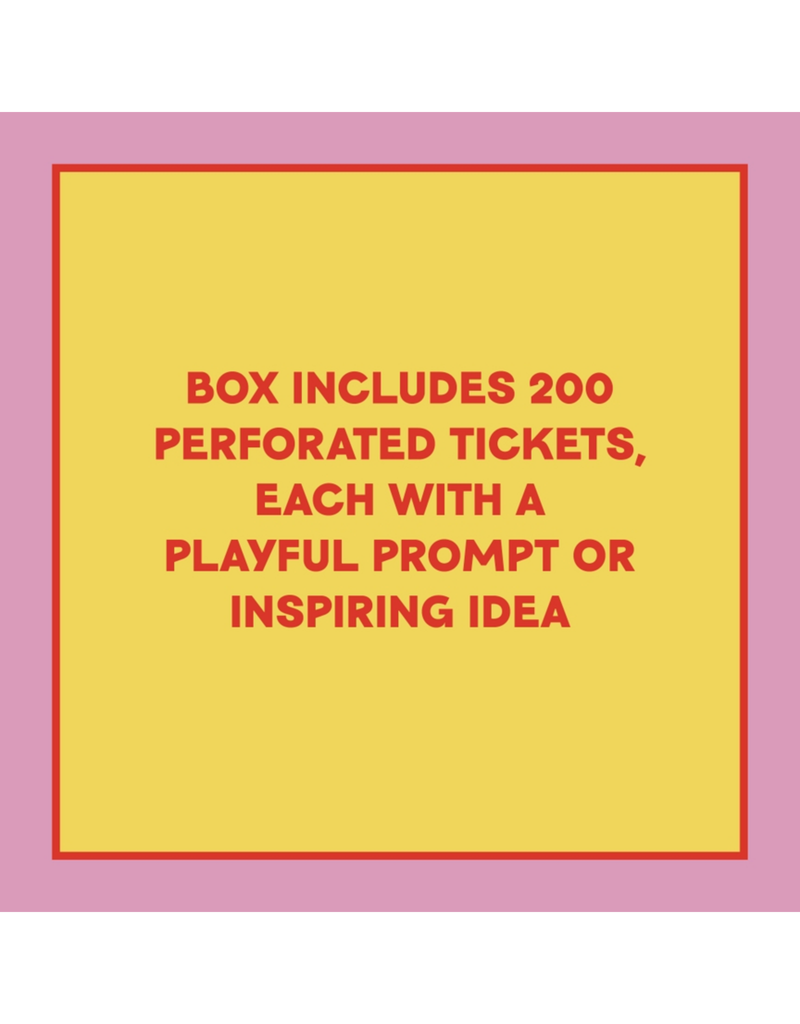 chronicle books Take-A-Ticket: Creativity