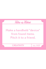 chronicle books Take-A-Ticket: Creativity