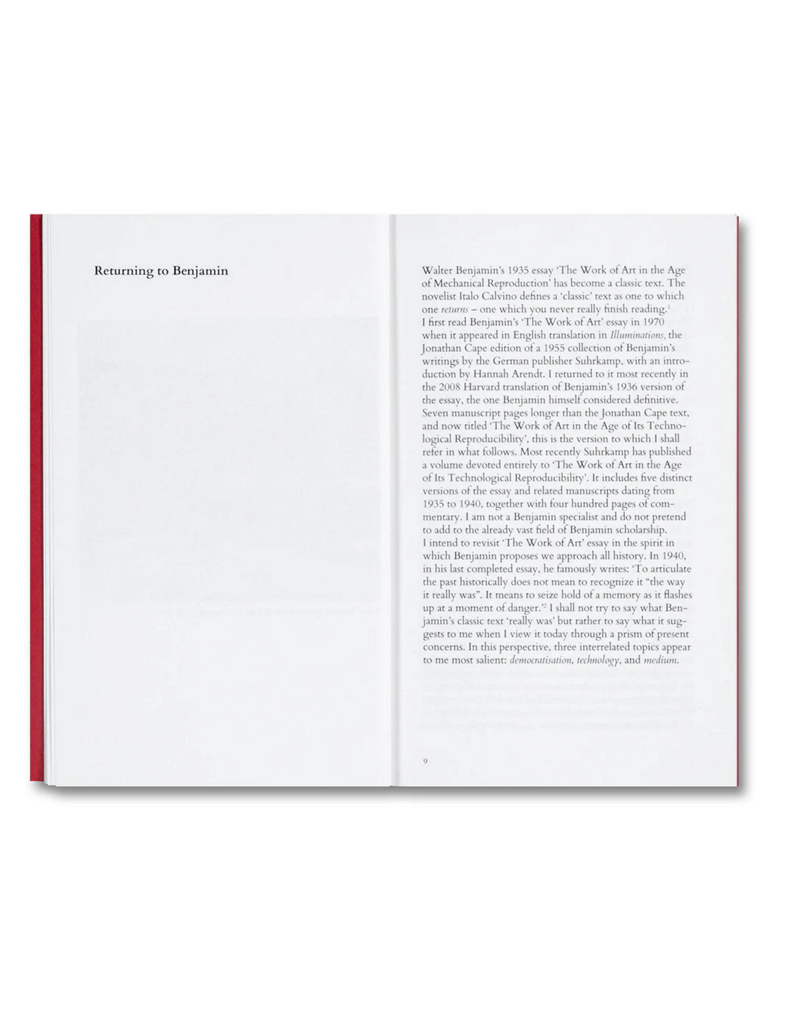 MACK Books Victor Burgin: Returning to Benjamin: Art in the Age of AI