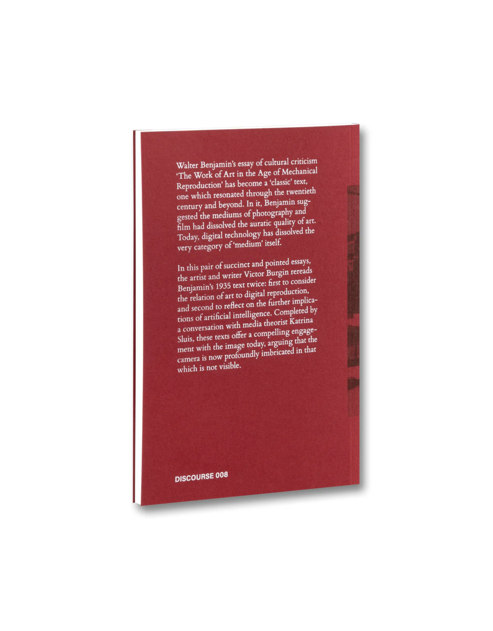 MACK Books Victor Burgin: Returning to Benjamin: Art in the Age of AI