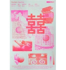 Gold Rain Color Chart Fluo Red + Fluo Pink