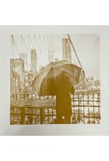 Gold Rain Rainy New York riso print