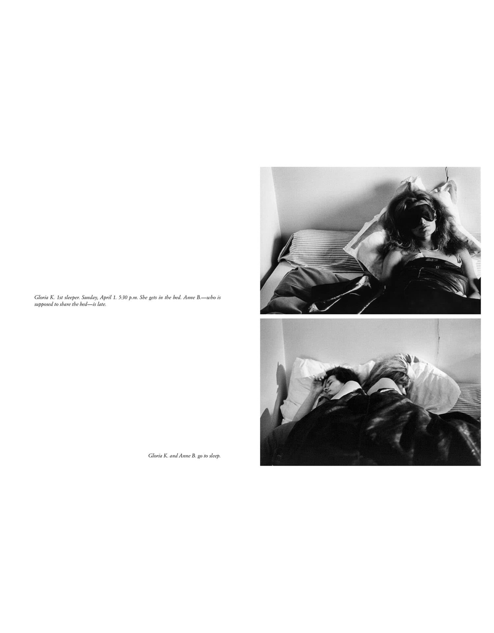 Siglio Sophie Calle: The Sleepers