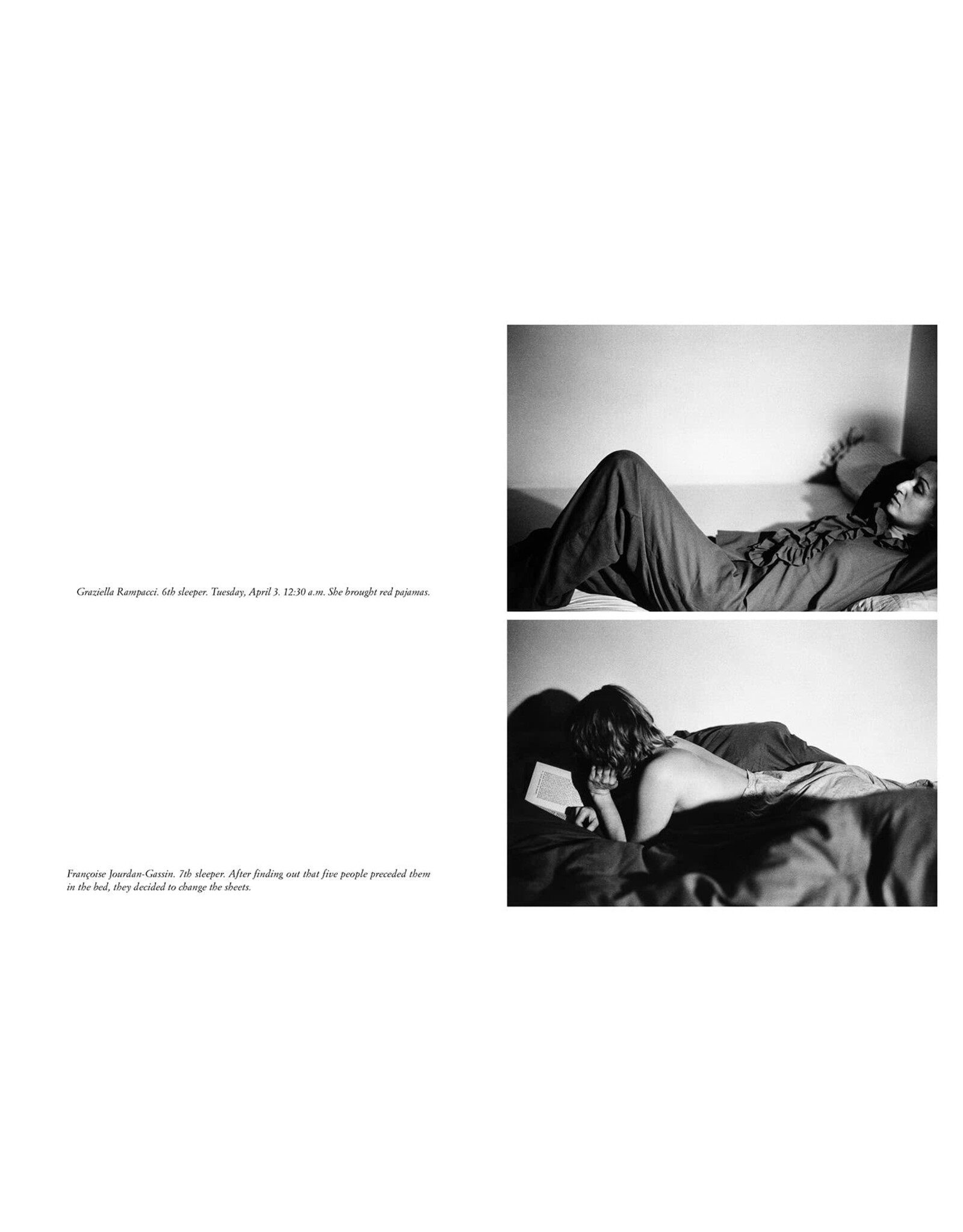 Siglio Sophie Calle: The Sleepers