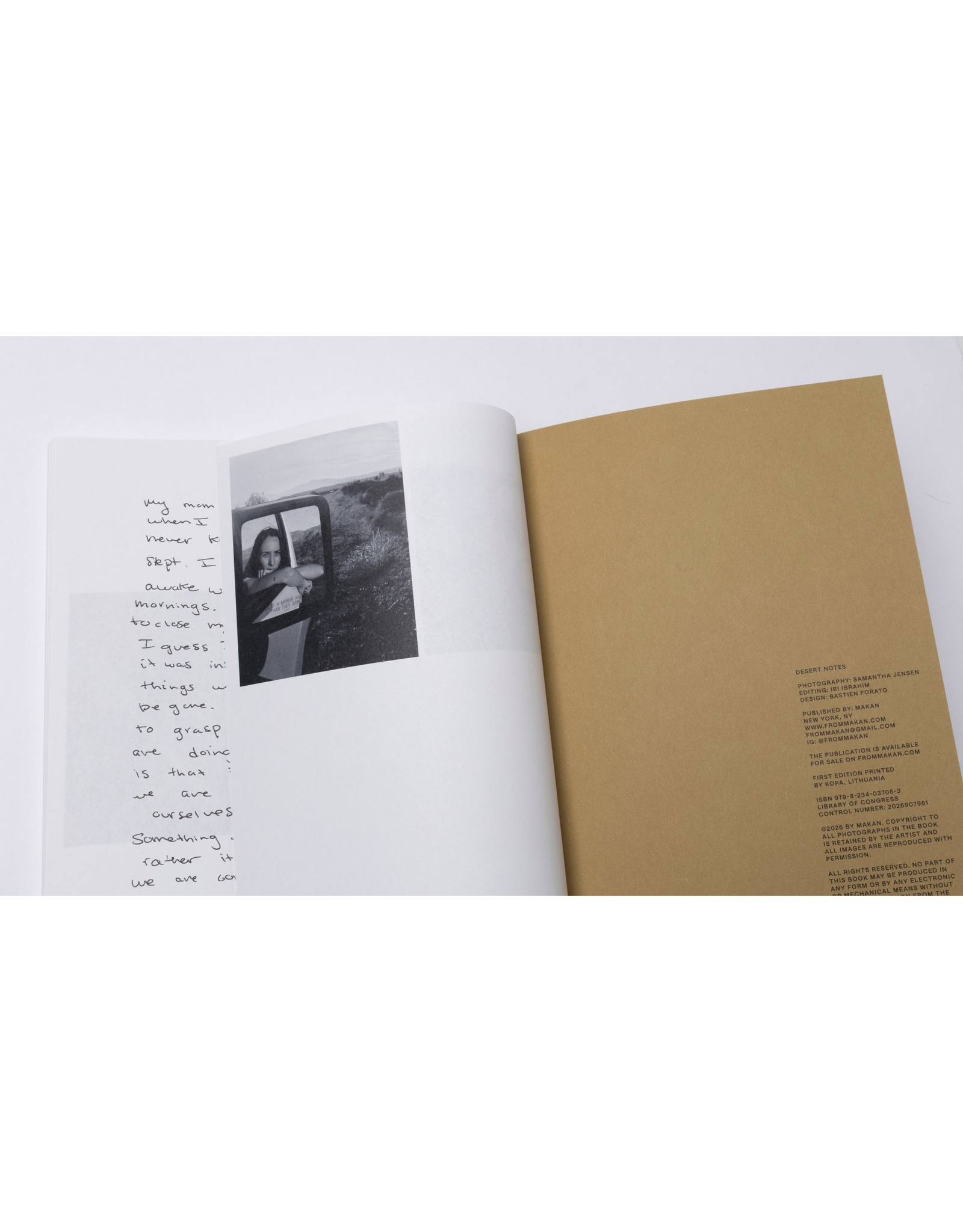 Samantha Jensen: Desert Notes