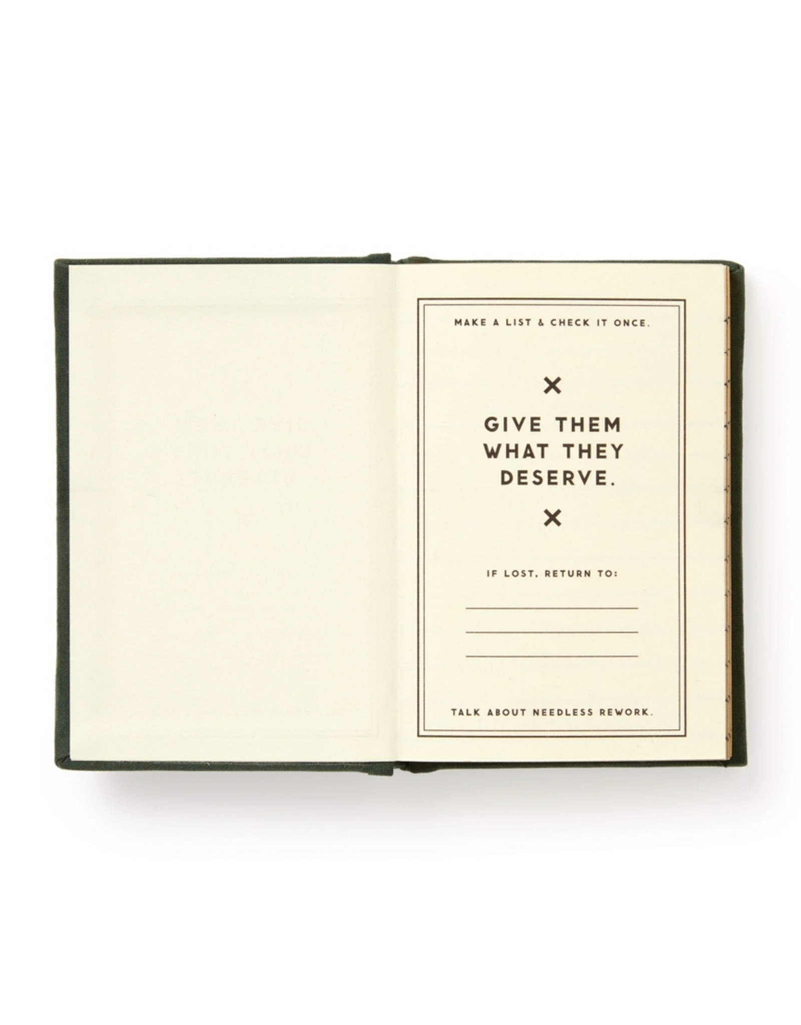 chronicle books Naughty And Or Nice Tiny Diary