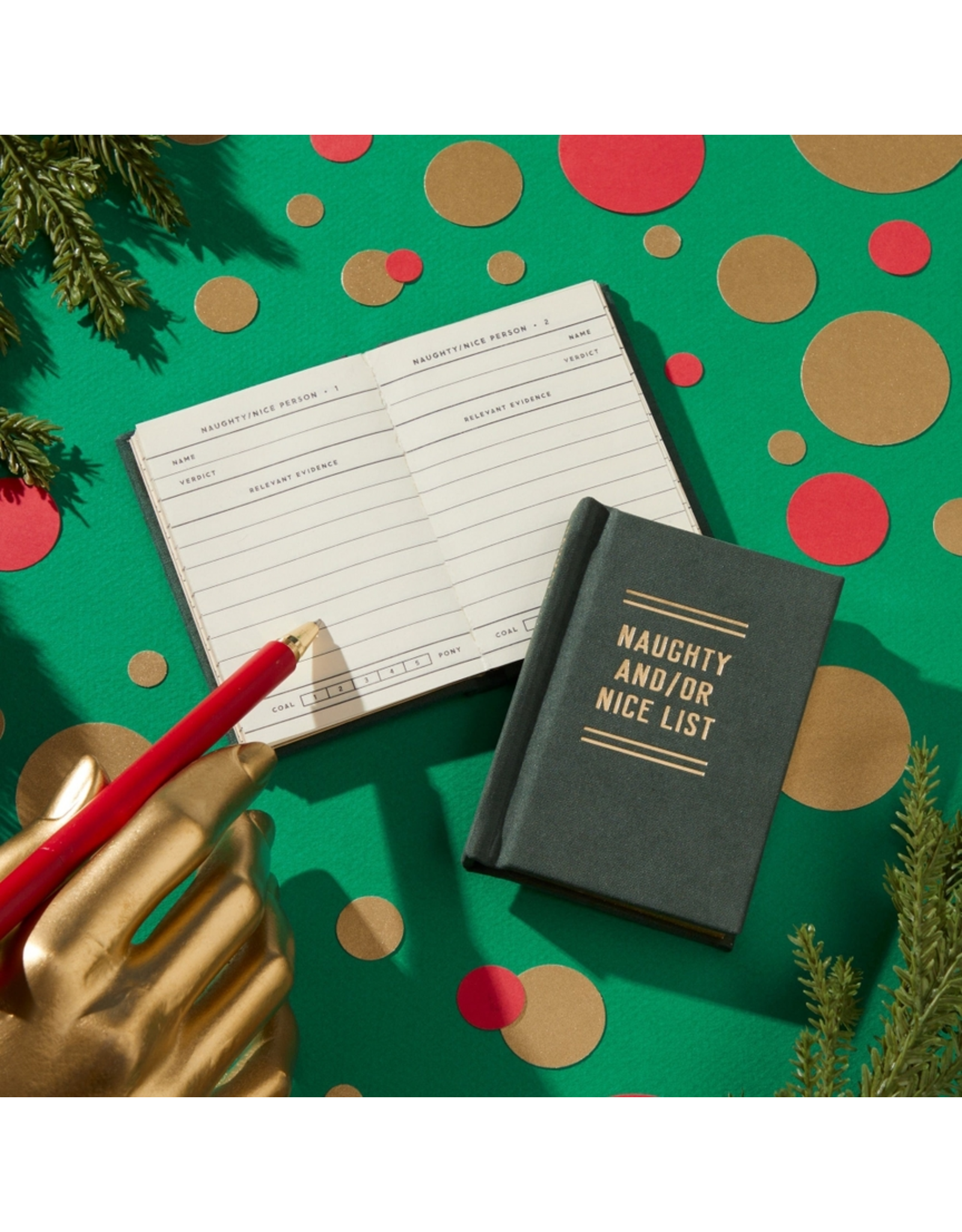 chronicle books Naughty And Or Nice Tiny Diary