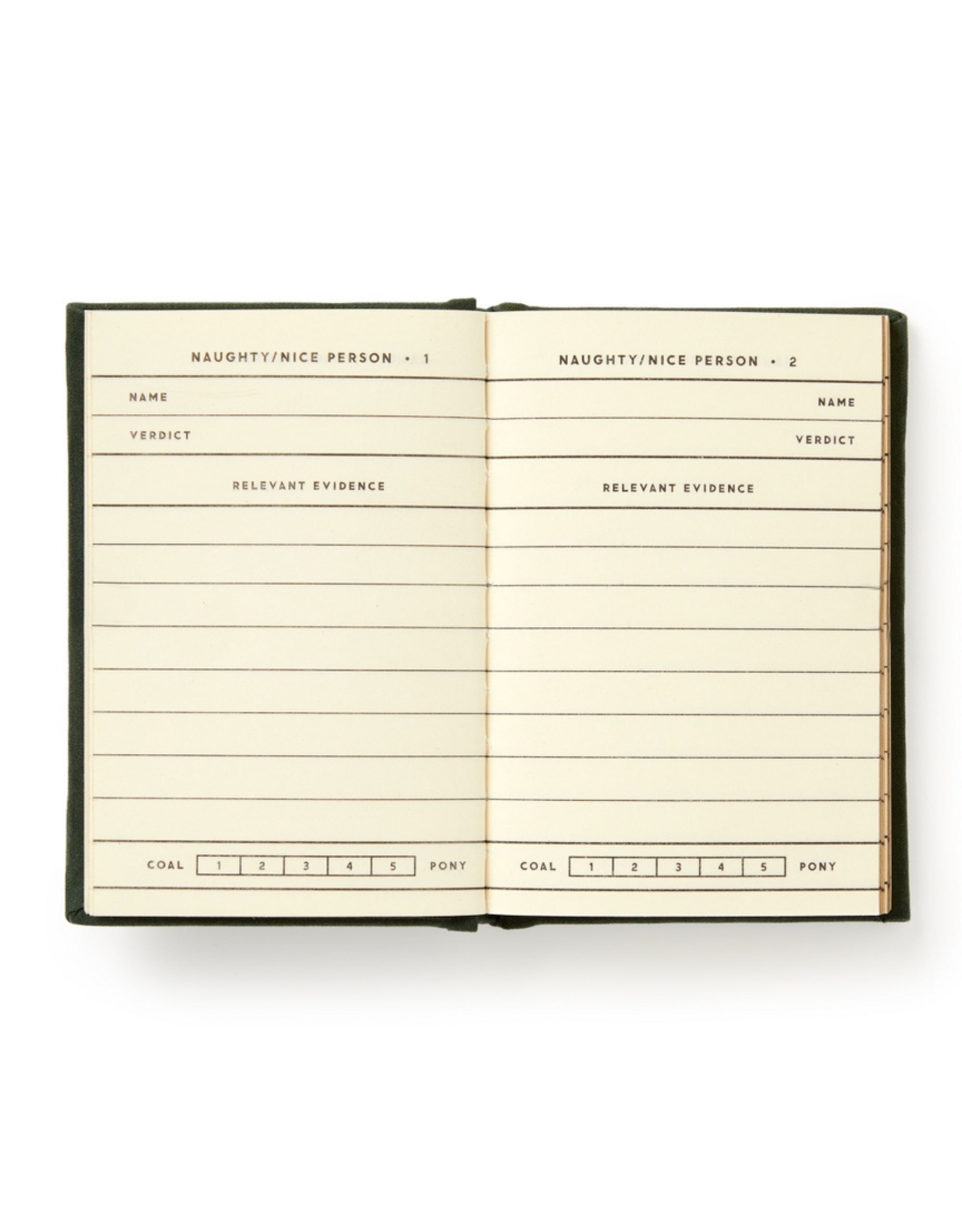 chronicle books Naughty And Or Nice Tiny Diary