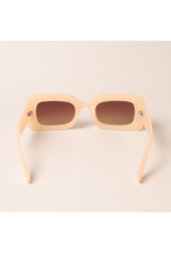 Bold Rectangular Sunglasses + sleeve