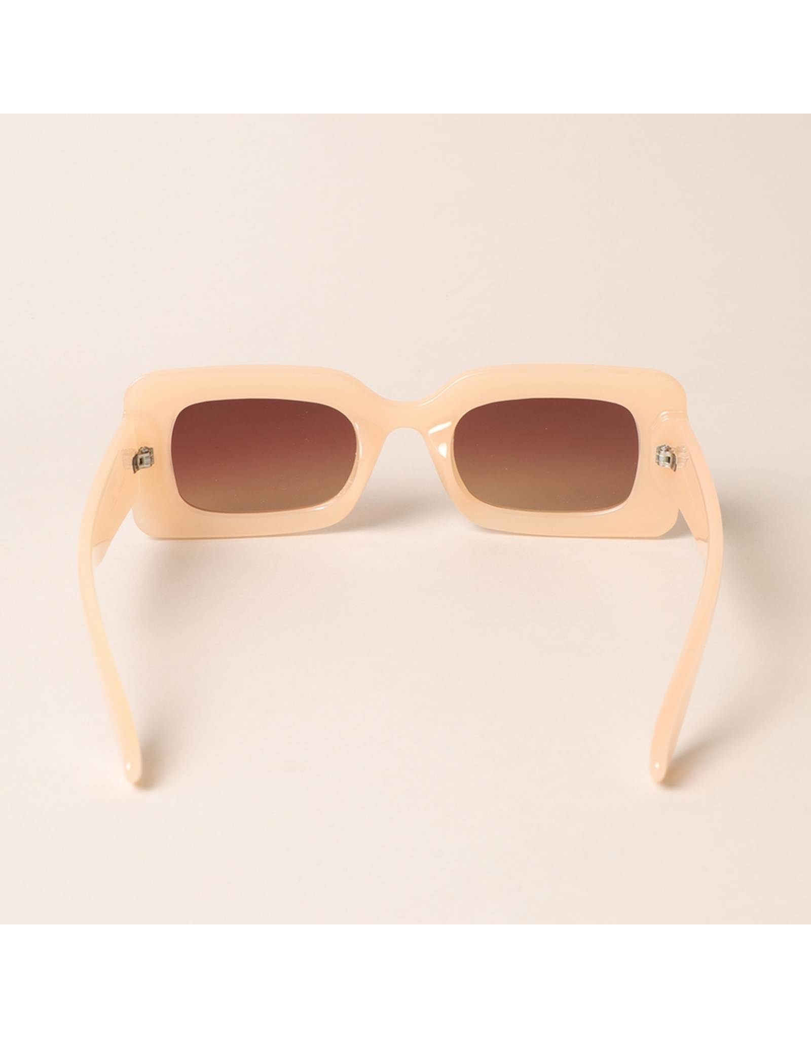 Bold Rectangular Sunglasses + sleeve