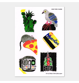 Upon Studio New York Charm - Sticker Sheet