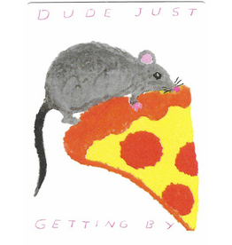 Upon Studio Dude just getting by - Glitter Sticker
