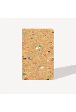 Analog Cork + Stone Paper Color Dot Water-Proof Notebook