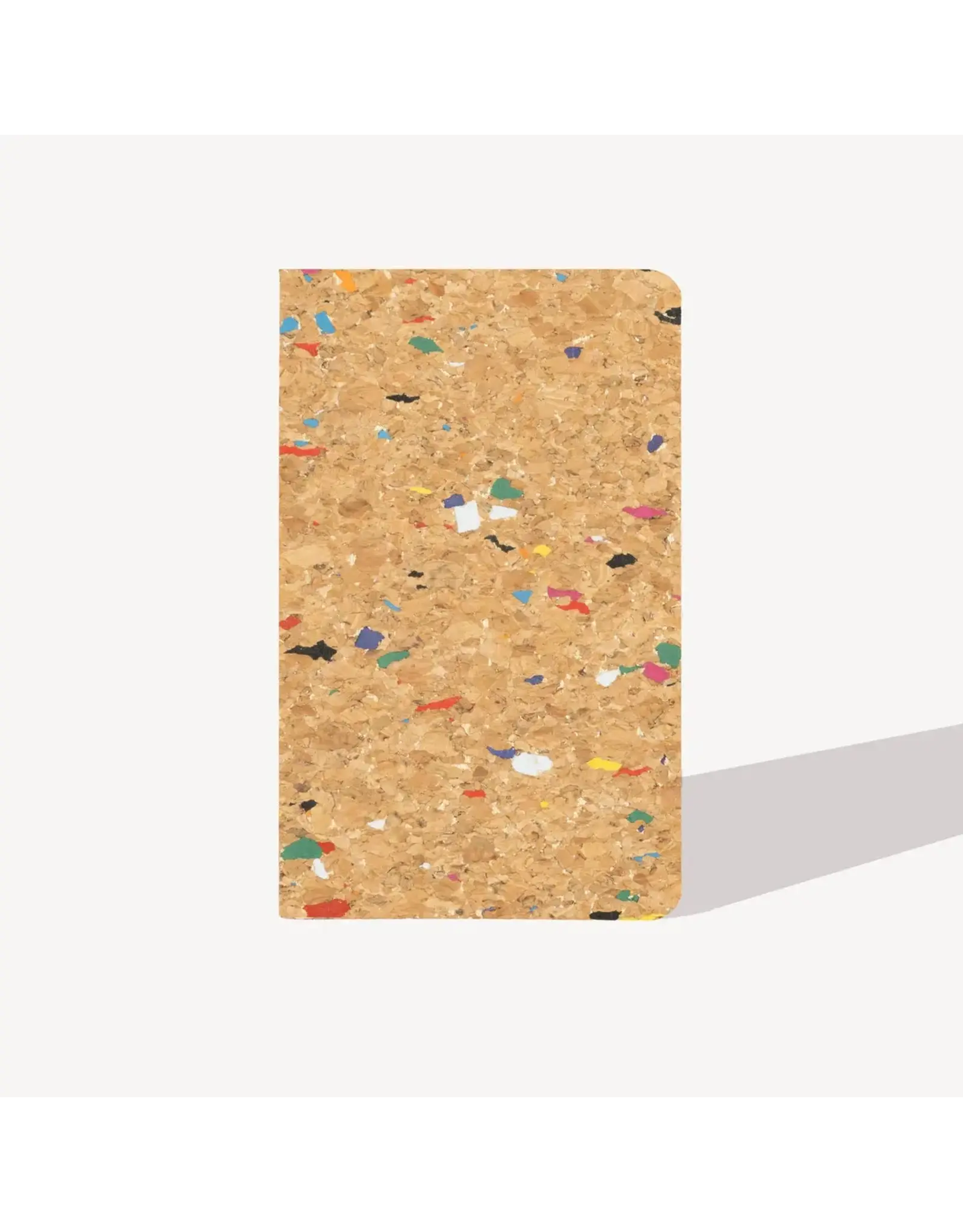 Analog Cork + Stone Paper Color Dot Water-Proof Notebook