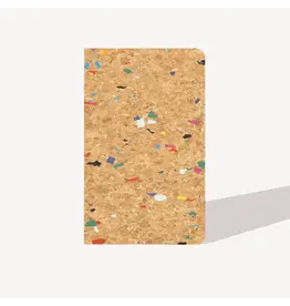 Analog Cork + Stone Paper Color Dot Water-Proof Notebook
