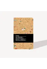 Analog Cork + Stone Paper Color Dot Water-Proof Notebook