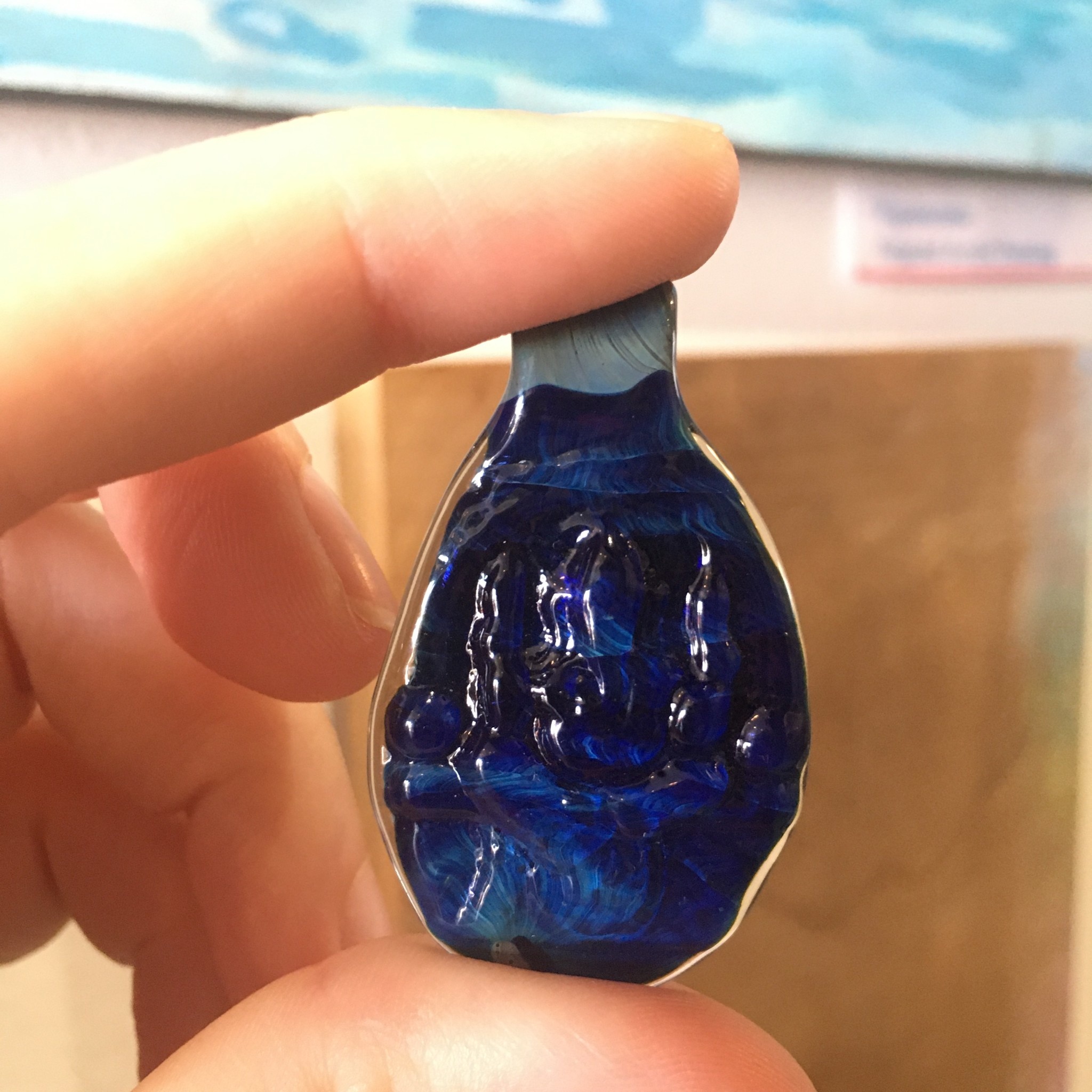 Nash Adams-Pruitt Blue Ganesh Pendant Nash Adams-Pruitt Blue Ganesh Pendant