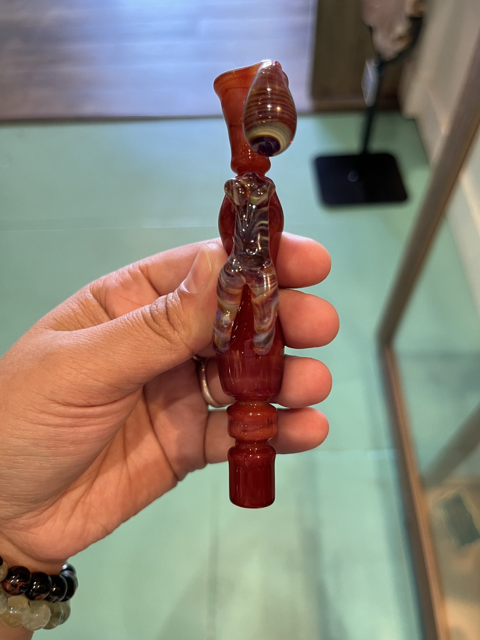 Nash Adams-Pruitt Red Body Chillum #5 Nash Adams-Pruitt Red Body Chillum #5
