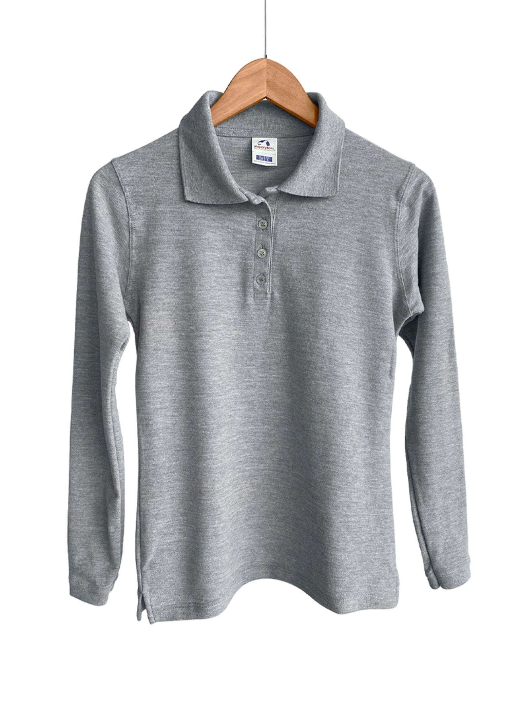 Playerytees STYLE 600DL - CARDED POLO LONG SLEEVE 90% COTTON 10% POLYESTER