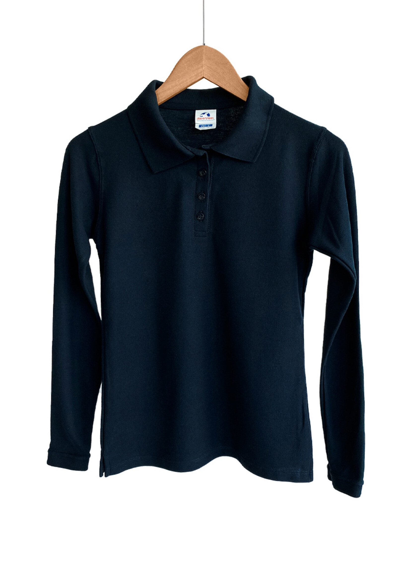 Playerytees STYLE 600DL - CARDED POLO LONG SLEEVE 50% COTTON 50% POLYESTER