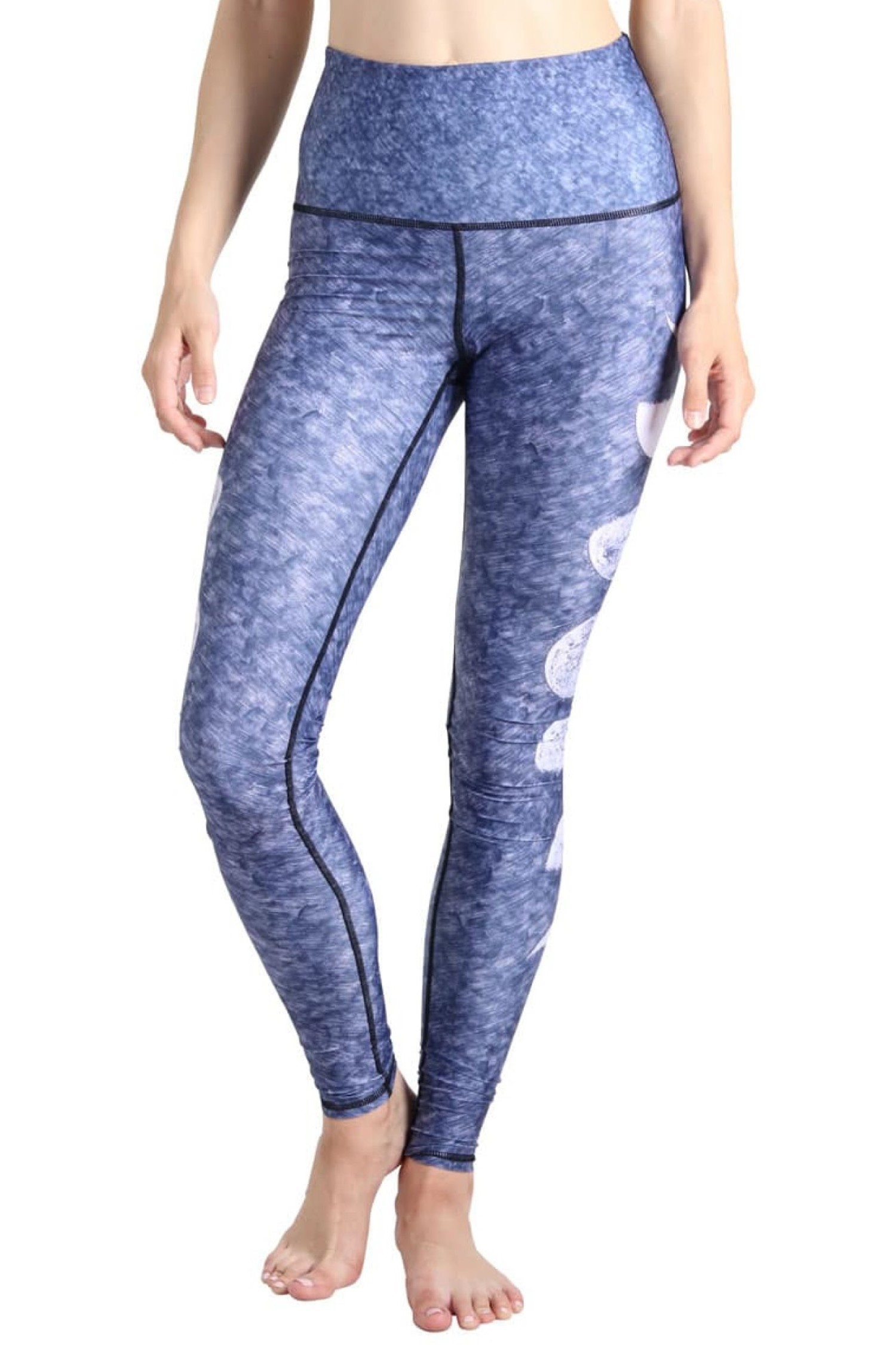 moon phase yoga leggings