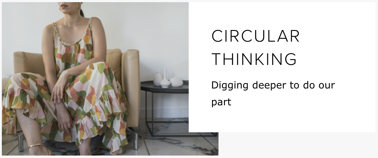 CIRCULAR THINKING Digging deeper to do our part