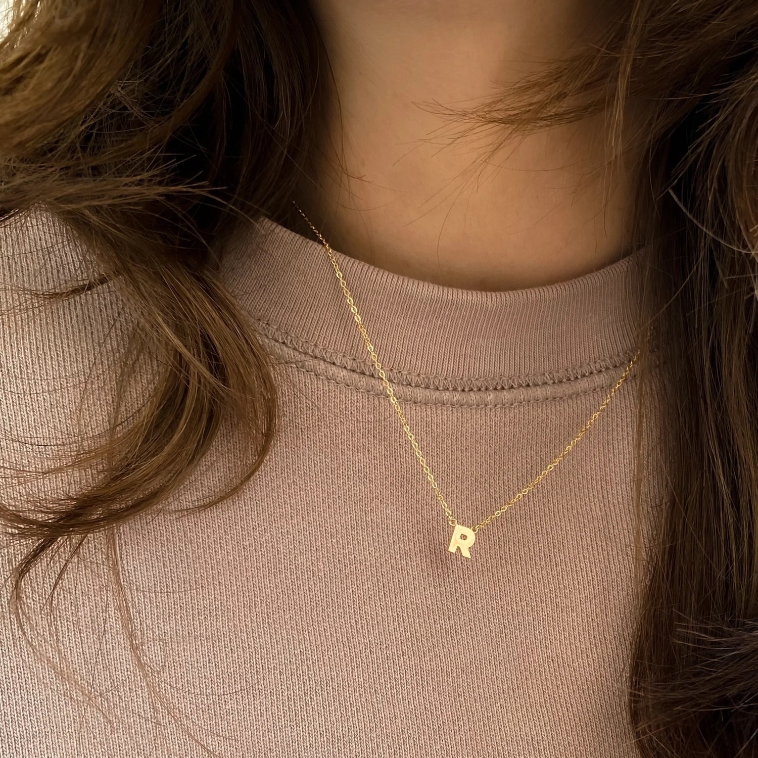 Thatch Fine Initial Necklace