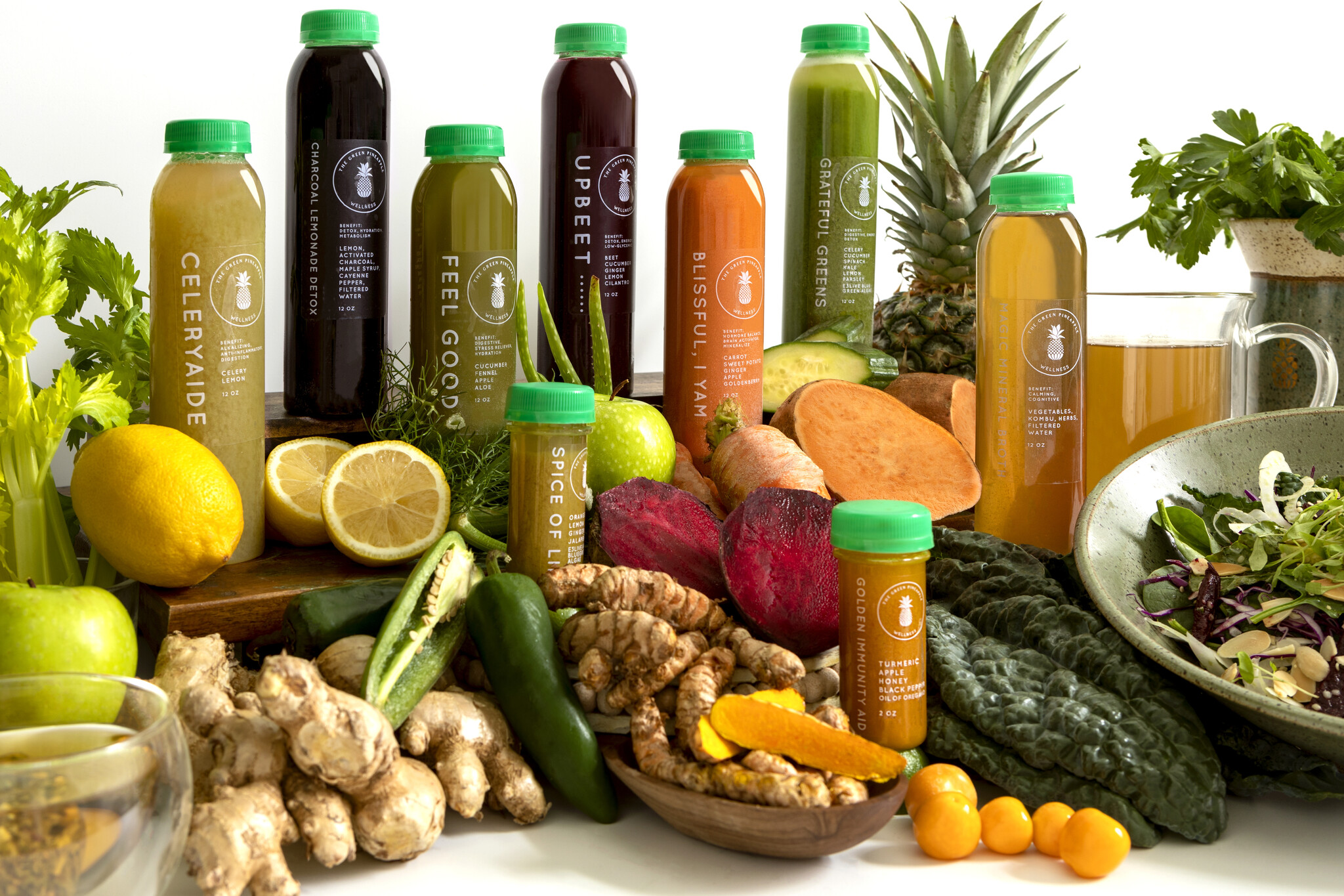 The Green Pineapple Wellness Cafe Juice Cleanse