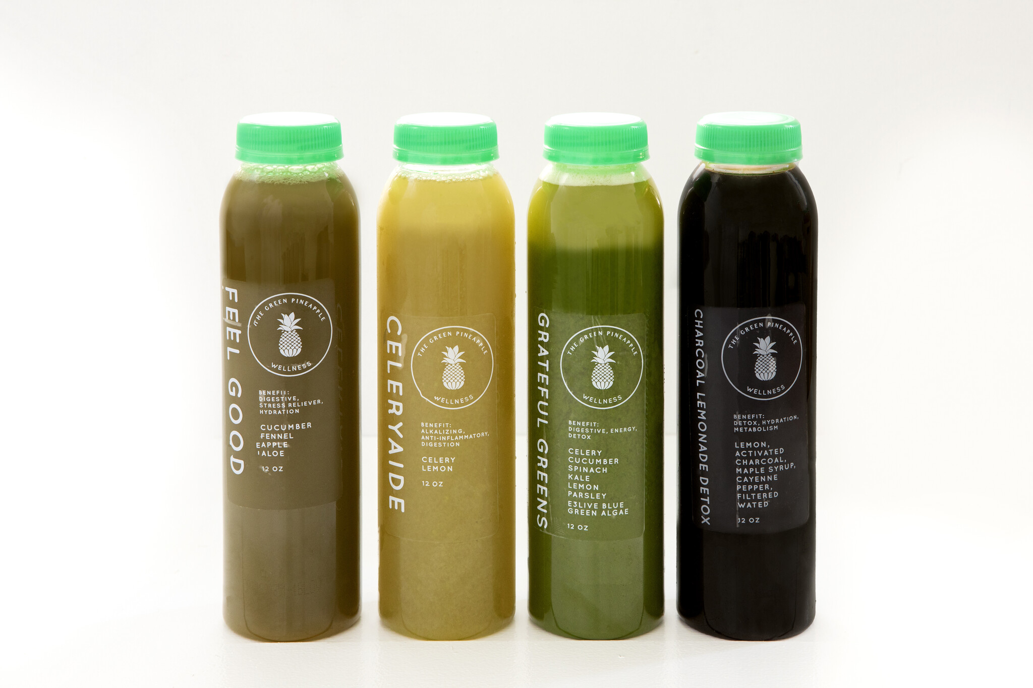 Juice Cleanse from The Green Pineapple Wellness Cafe in Key West, Florida