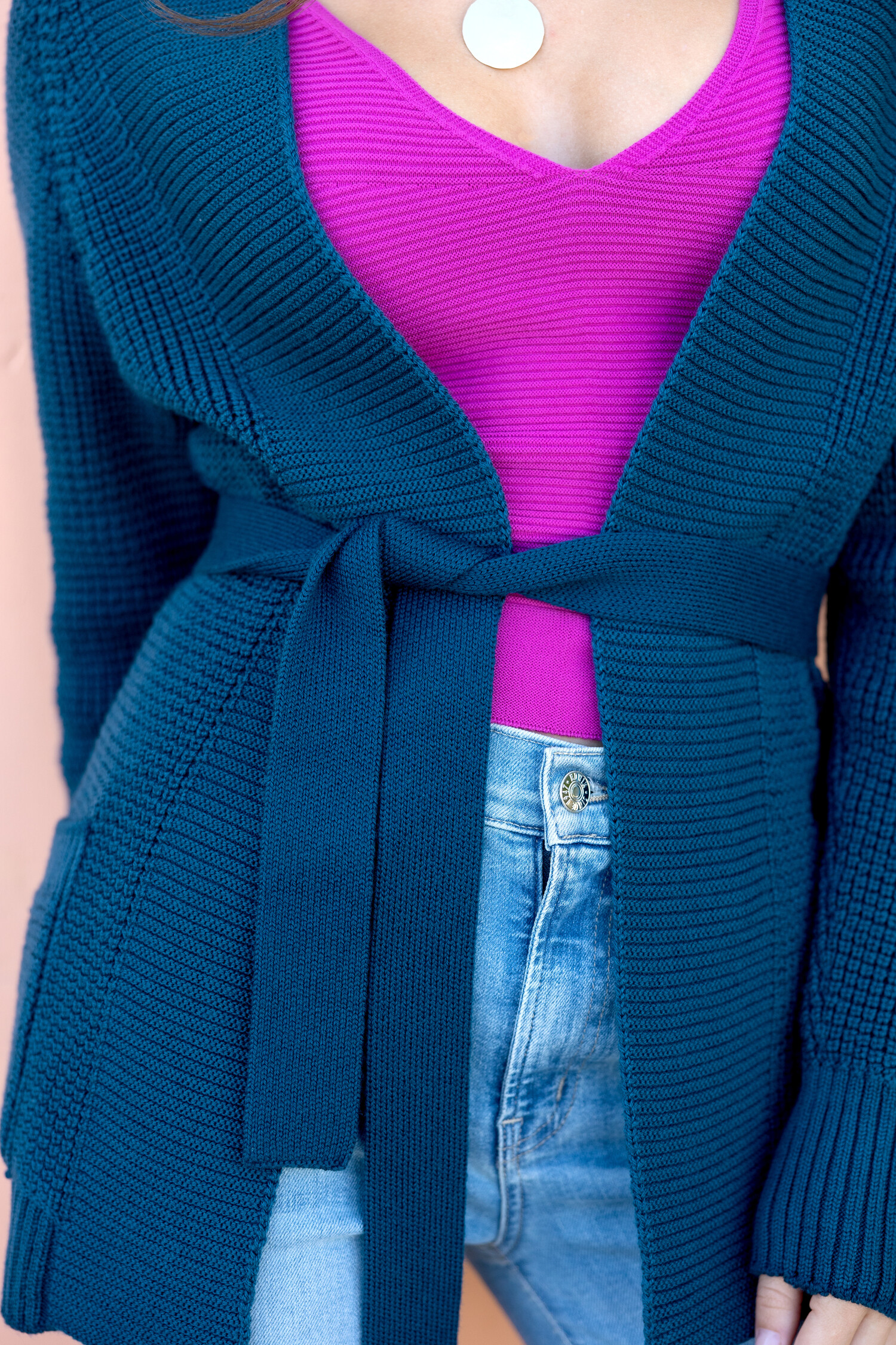 Molly Merino Wool Cardigan | USA Made | The Green Pineapple