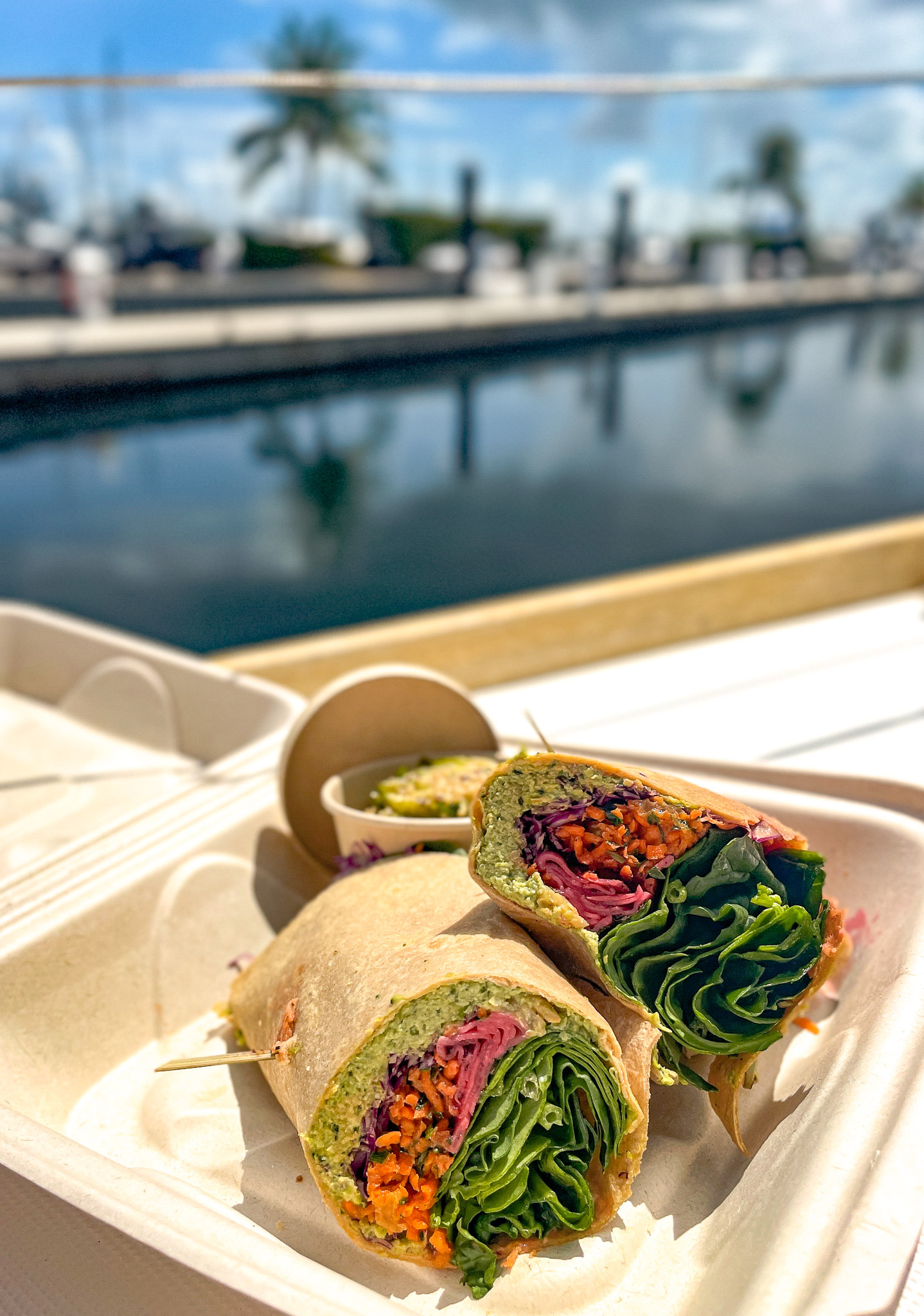 The Green Pineapple Wellness Cafe Rainbow Wrap