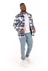 Hedge Mens Woven Plaid Jacket