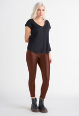 Dex High Waisted Faux Leather Legging